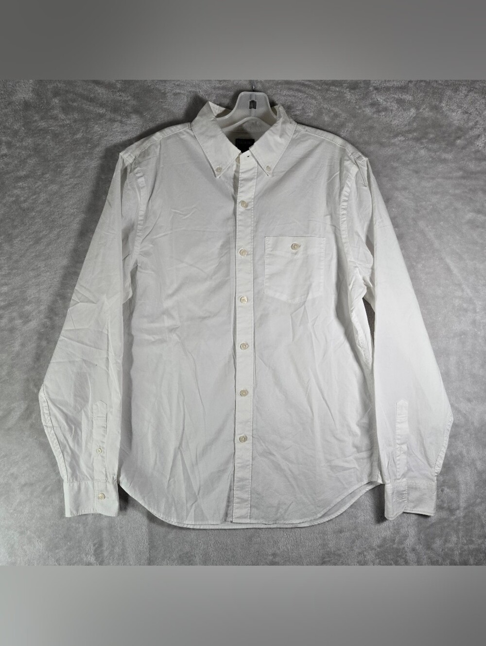Todd Snyder Long Sleeve Button Down Shirt Mens Size M Medium White Cotton Pocket